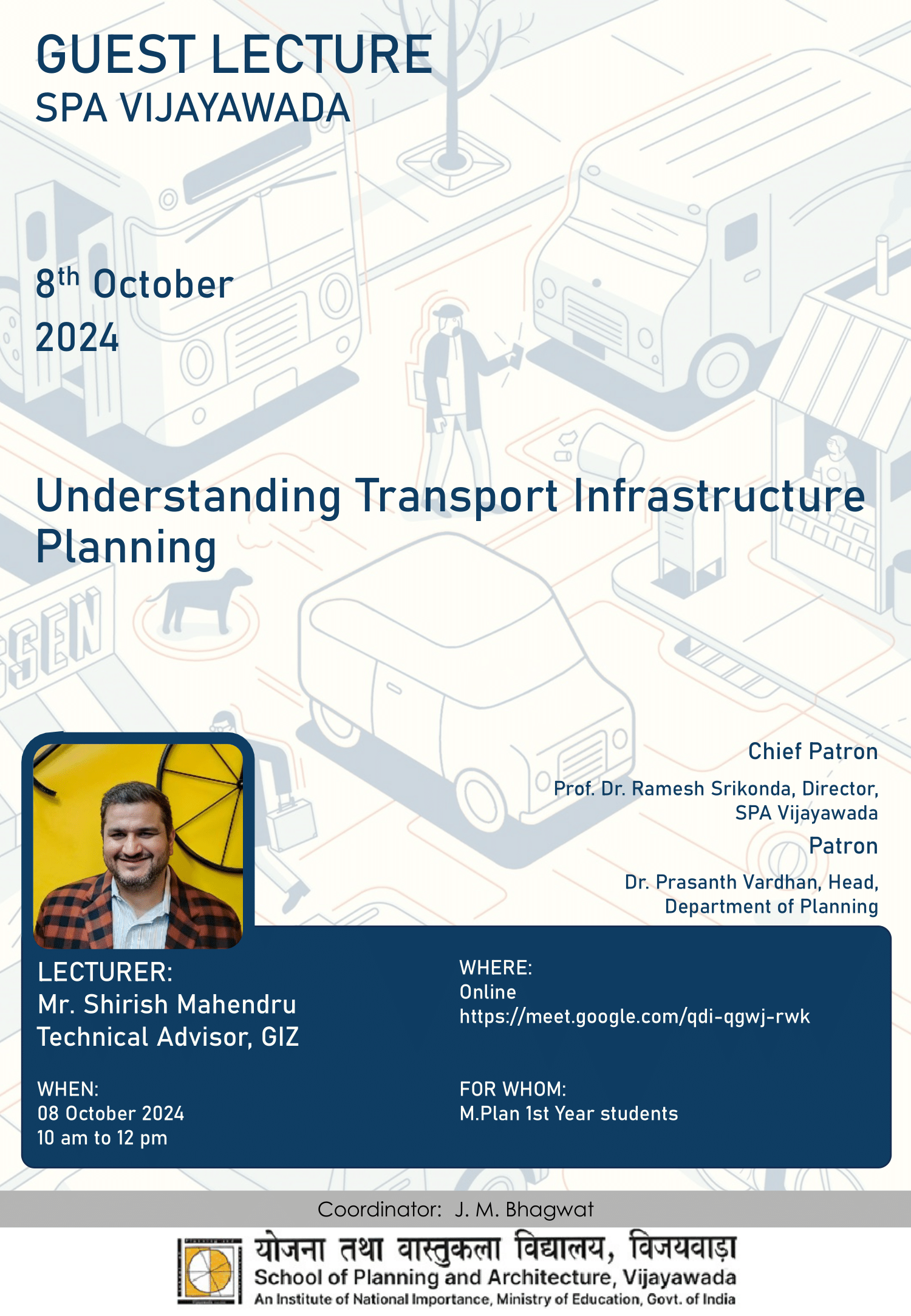 M.Plan I Year, Infrastructure Planning