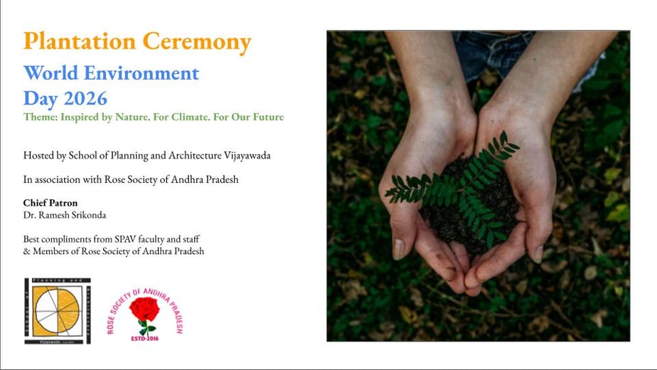 Plantation Ceremony celebrating World Environment Day 2026 at SPA Vijayawada