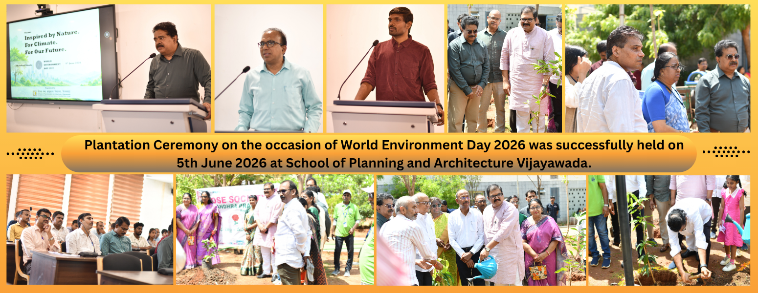 Plantation Ceremony celebrating World Environment Day 2026 at SPA Vijayawada on 5th June 2026