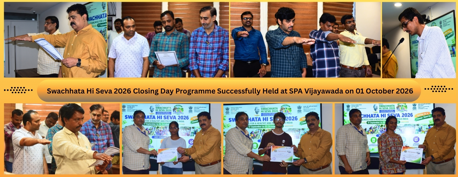 Workshop on Environmental Carrying Capacity for Sustainable Spatial Planning at School of Planning and Architecture Vijayawada – October 2026